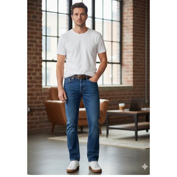 Levi’s 501 Original Fit Men’s Jeans 29x32 Dark Wash Button Fly Straight Leg 100% - Picture 1 of 10